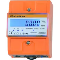 Kdk Drehstromzähler,COUNT 3,3 x 230V-AC/5 (80)A,beglaubigt