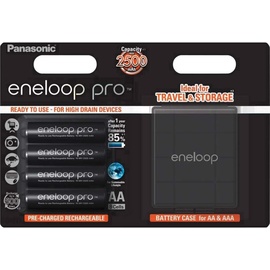 Panasonic Eneloop Pro AA 2500 mAh 4 St. inkl. Akkubox