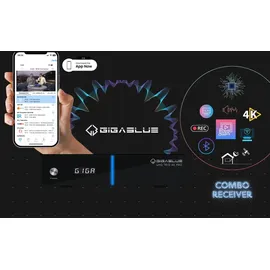 GiGaBlue UHD Trio 4K PRO - Combo Tuner, W-LAN 1200Mbps