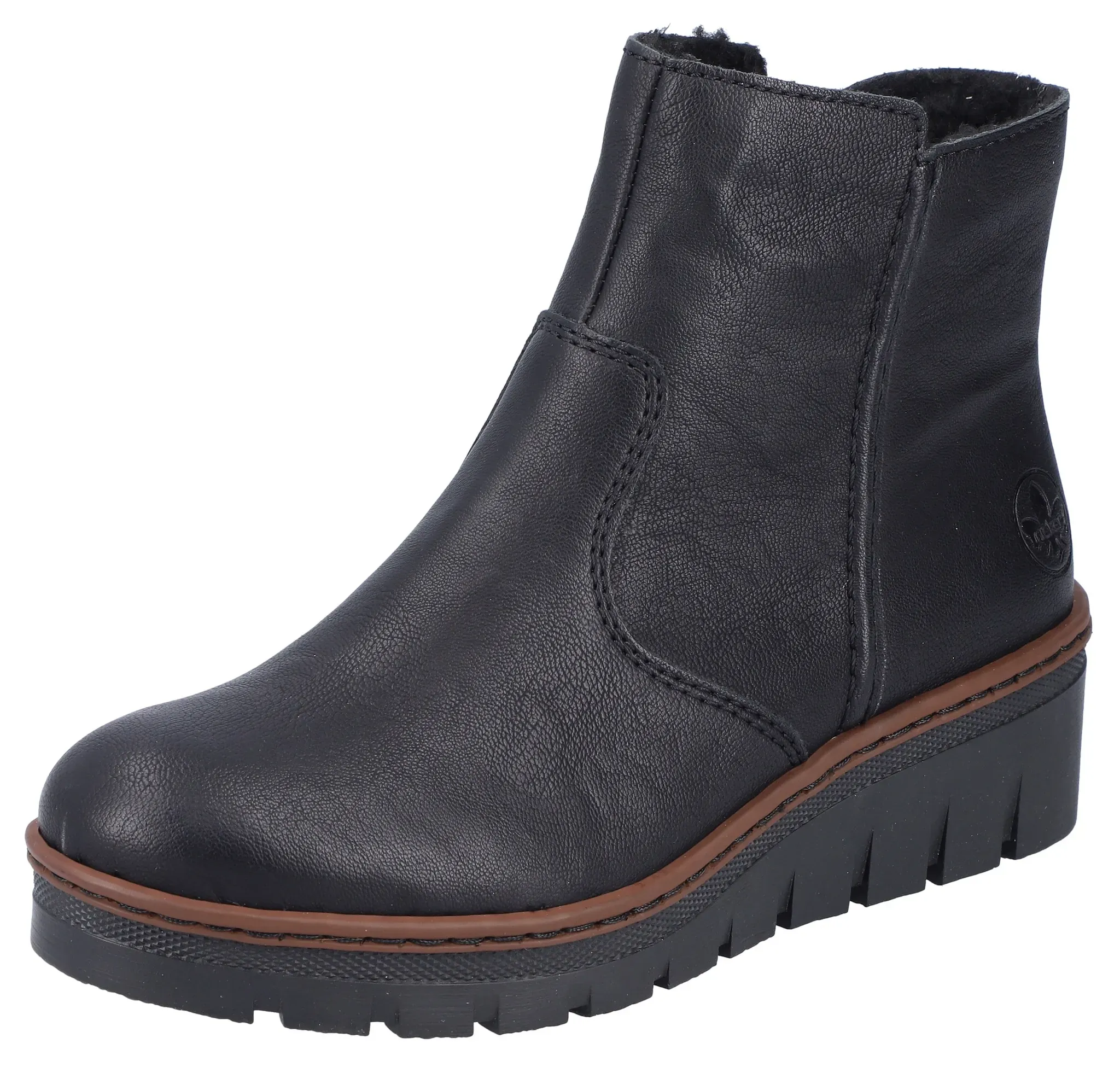 Rieker Winterstiefelette, mit modischem 4,5 cm Keilabsatz Rieker schwarz 40