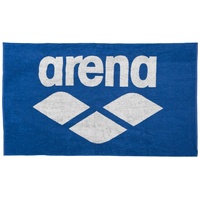 Arena Unisex – Erwachsene Baumwoll Handtuch Pool Soft, royal-White, 150x90cm