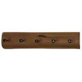 Licht-Erlebnisse Wandgarderobe DALIKA Holz 49,5cm 2-er Set Handarbeit Unikat Treibholz Garderobenhaken Flur, SU1018