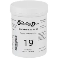 HOMOEOPATHIEFUCHS Schüssler-Salz Nummer 19 Cuprun arsenicosum D6 Biochemie 1000 St Tabletten