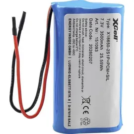 XCell Spezial-Akku 18650 3500 mAh 2 St.