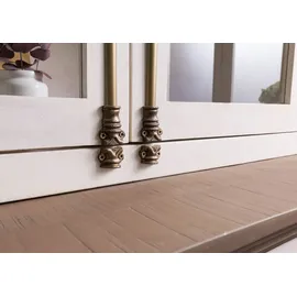 MASSIVMOEBEL24.DE Buffet Mango 204 x 50 x 210 cm Weiß