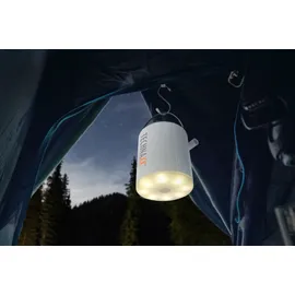 Technaxx Mini-Akku-Luftpumpe TX-261 mit LED-Licht-Funktion Weiß