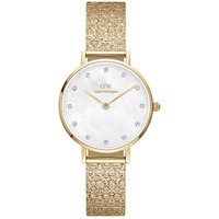 Daniel Wellington Petite Uhr 28mm Double Plated Stainless Steel (316L) and Crystals Gold