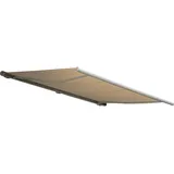 MCW Markise Vollkassette 6x3m Polyester creme, Rahmen weiß