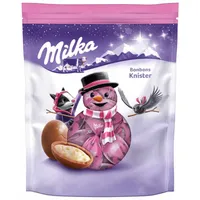 Milka Bonbons Knister mit Milchcreme Füllung und Brausegranulat 86g