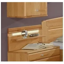 Wiemann Nachttisch-Paneel Lausanne 2er Set Holzoptik Braun Erle