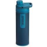 Grayl Ultrapress Wasserfilter Flasche (Größe 0,5L, blau)