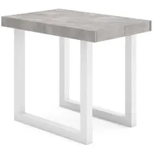 SKRAUT HOME Konsolentisch 180 x 73 x 90 cm Zementgrau