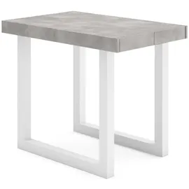 SKRAUT HOME Konsolentisch 180 x 73 x 90 cm Zementgrau