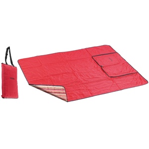 PEARL Picnic Decke: 3in1-Picknickdecke mit Sitzkissen und Zudecke, waschbar, 180 x 150 cm (Picknickdecke mit Kissen)