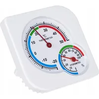 Ruhhy Ein Hygrometer ist ein analoges Feuchtigkeitsmessgerät, Thermometer + Hygrometer, Weiss