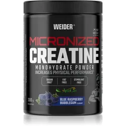 Weider Micronized Creatine Förderung von sportlicher Leistung und Regeneration Geschmack Blue Raspberry Bubble Gum 300 g