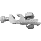 Erdungsklemme 8 mm, mit Hammerkopfschraube und Sperrzahnmutter M8