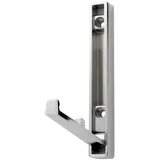 SOTECH Klapphaken VALVOLE Höhe: 120 x Breite: 16 mm Chrom poliert, Garderobenhaken modern aus Zinkdruckguss, platzsparender Kleiderhaken ideal für Caravan
