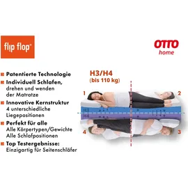 OTTO home Hybridschaum-Matratze PREMIUM Flipper 140 x 200 cm medium