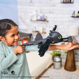 Spin Master Drachenzähmen leicht gemacht Plüsch-Drache Ohnezahn 30 cm Mehrfarbig