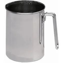 KRÜGER Litermaß, 1 Liter, Edelstahl rostfrei mit Skalierung, 1 Stück