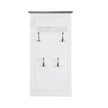 Home Affaire Garderobenpaneel Lukas Kiefer Weiß