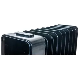 Jet-Line Ölradiator Öl Radiator Elektroheizung Heizung 9-Rippen 2000 W schwarz