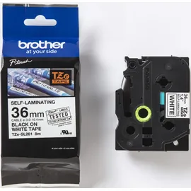 Brother TZe-SL261 Schriftband, 36mm x 8m, schwarz auf weiß, selbstlaminierend