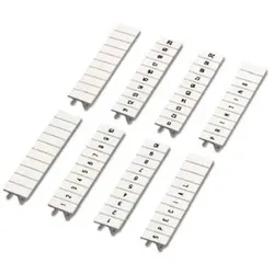 Klemmenmarkierung weiß RM=5,2mm Ziffern 21-30 horizontal
