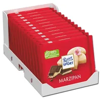 (15,35€/1kg) Ritter Sport Marzipan, Schokolade, 12 Tafeln je 100g