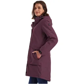 KILLTEC Damen Funktionsparka, 42, in lila Pflaume4410