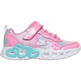 SKECHERS Infinite Heart Lights Kinder Pink 30