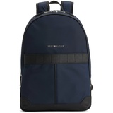 Tommy Hilfiger Herren Rucksack TH Elevated Nylon Backpack Handgepäck, Blau (Space Blue), Einheitsgröße