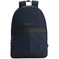 Tommy Hilfiger Herren Rucksack TH Elevated Nylon Backpack Handgepäck, Blau (Space Blue), Einheitsgröße