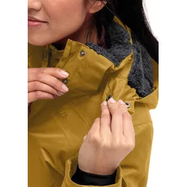 Maier Sports Lisa 2.1 Damen Mantel, atmungsaktiver Wintermantel, - gold