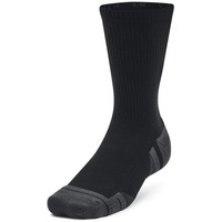 Under Armour Performance Tech Crew 3er-Pack, Schwarz/Schwarz/Tiefgrau, XL