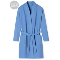 SCHIESSER Bademantel Elegant Kimono blau L