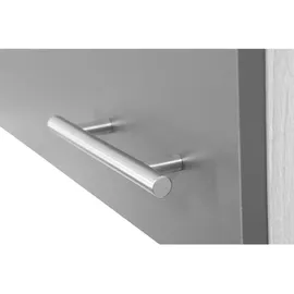 Respekta Merle Pantry-Küche mit integrierter Spüle 100 cm grau