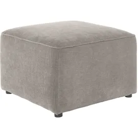 Home Affaire Hocker HOME AFFAIRE "Sundstrup", grau (taupe), B:70cm H:47cm T:70cm, 100% Polyester, Hocker, Hocker, Modulserie, individuelle Zusammenstellung