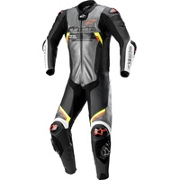 Alpinestars Missile V2 Ignition, Lederkombi 1tlg. - Grau/Schwarz/Neon-Gelb/Neon-Rot - 52