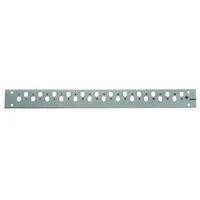 Telegärtner Frontplatte BASIS V 1HE Glasfaserkabel, für 24 LC-Duplex-Kupplungen