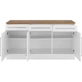 kochstation Unterschrank KS-Samos 150 x 0 x 0 cm Weiß