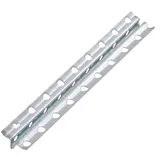 PROTEKTOR Schnellputzschiene 10 mm Putzstärke 250 cm 50 Stück Silber