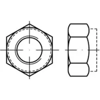 Industrial Quality Supplies DIN 6925/ISO 10513 Selbstsichernde Sechskantmutter M
