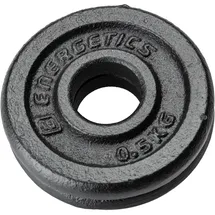 Energetics Hantelscheibe Hantelscheibe Guss 2 x 5 kg schwarz