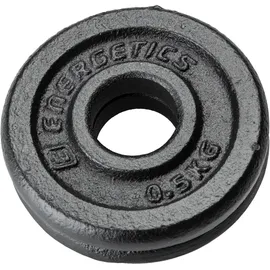 Energetics Hantelscheibe Hantelscheibe Guss 2 x 5 kg schwarz