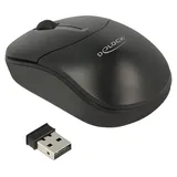 DeLock Wireless Mini Optical Mouse schwarz (12494)