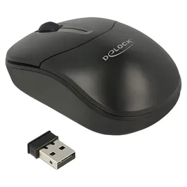 DeLock Wireless Mini Optical Mouse schwarz (12494)
