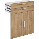 FMD Schubkasteneinsatz »Calvi« SET: Türen und Schubkästen, braun