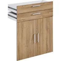 FMD Schubkasteneinsatz »Calvi« SET: Türen und Schubkästen, braun